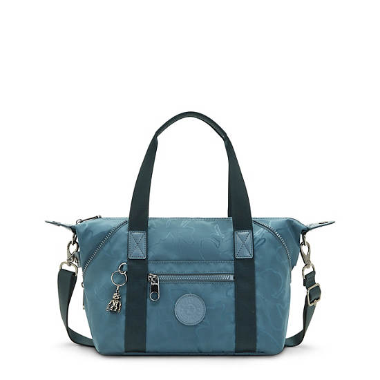 Bolsa De Hombro Kipling Art Mini Classic Azul Marino Grises | MX 1374WN